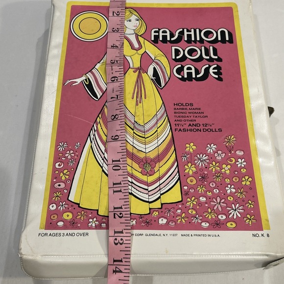 Vtg 70's Tara Toy Vinyl Case for Barbie Marie Bionic Woman‎ & Fashion Dolls - Picture 2 of 7